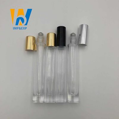 1ml 15ml 10ml ontruimen de Balfles van de Glasrol met Gouden GLB Mini Refillable Rollerball Perfume