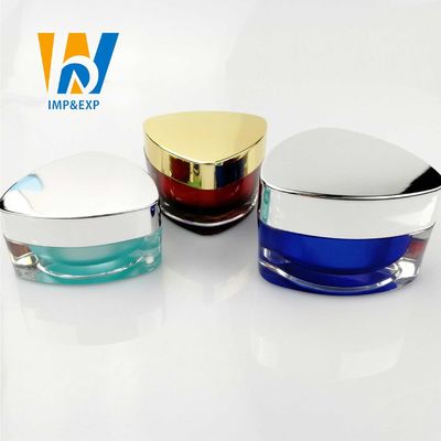 De purpere Zwarte Bruine Lege Plastic Kosmetische Roomkruiken verdubbelen Muur 5ml 50ml 10 Oz 10 Gram Plastic Containers