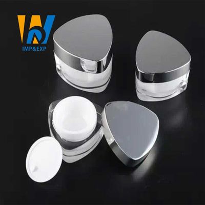 De purpere Zwarte Bruine Lege Plastic Kosmetische Roomkruiken verdubbelen Muur 5ml 50ml 10 Oz 10 Gram Plastic Containers